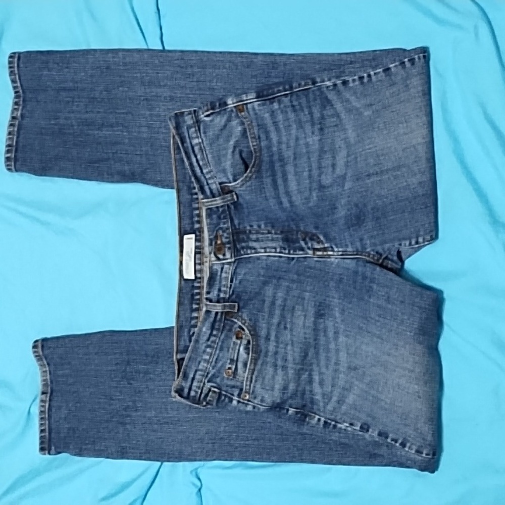 Lauren Jeans Ralph Lauren. Women's Straight Leg Dark Wash jeans. Size 14
